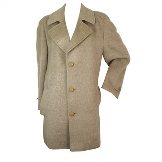 Lanvin Beige Wool Coat for Women Vintage