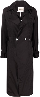 Plan C Belted Trench Coat