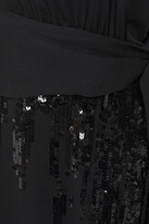 Thumbnail for your product : Victoria Beckham Sequin-embellished Silk-crepe Jersey Midi Dress