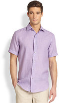 Thumbnail for your product : Saks Fifth Avenue Printed Linen Sportshirt