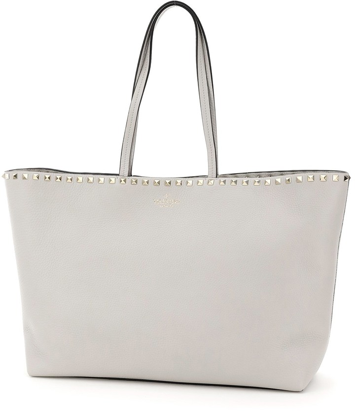 valentino rockstud shopper bag