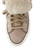 Thumbnail for your product : Ash Vanna Fold-Over High-Top Sneaker, Taupe