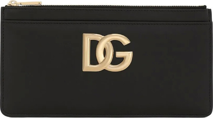 Dolce & Gabbana logo leather card holder