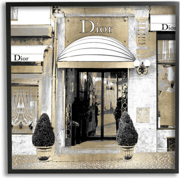 Stupell Industries Chic Fashion Glam Storefront Framed Giclee Art By Madeline Blake