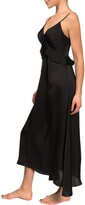 Thumbnail for your product : Everyday Ritual Empire Ruffle Satin Nightgown