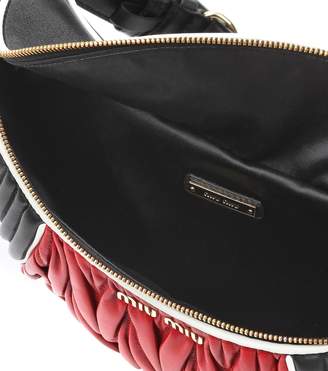 Miu Miu Matelasse leather belt bag