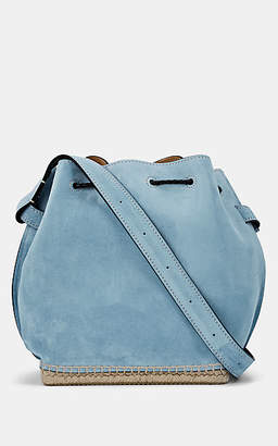 Altuzarra Women's Espadrille Suede Bucket Bag - Lt. Blue