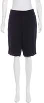 Thumbnail for your product : Helmut Lang High-Rise Knee-Length Shorts