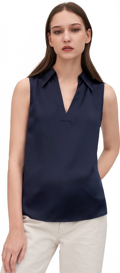 LilySilk Women's 100% Pure Silk Long Sleeve Blouse | High-Grade Mulberry  Raw Silk Material