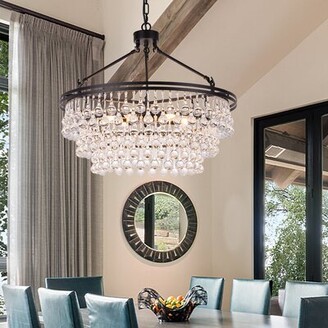 Rosdorf Park Cataleta 6 - Light Unique Tiered Chandelier with Crystal  Accents - ShopStyle
