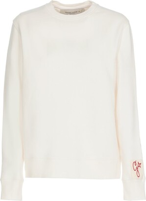 Golden Goose Women's White Sweatshirts & Hoodies | ShopStyle