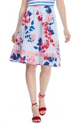 Draper James Women's Garden Party Cotton Midi Skirt
