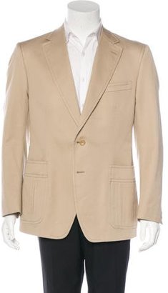 Gucci Twill Two-Button Sport Coat