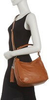 Thumbnail for your product : Anna Luchini Pebbled Leather Hobo Bag