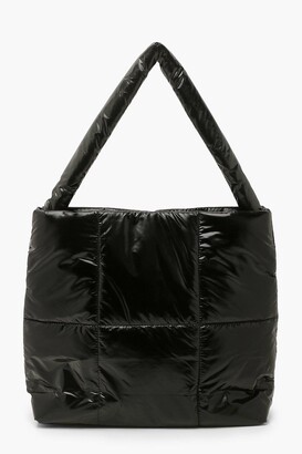 boohoo Nylon Quilted Tote Bag