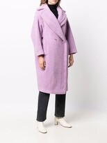 Thumbnail for your product : Blanca Vita Tuia double-breasted teddy coat