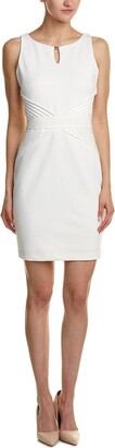 Ellen Tracy Women's Solid Ponte Dress with Detail