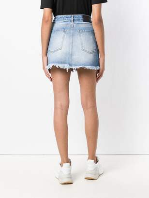 Marcelo Burlon County of Milan Short denim skirt