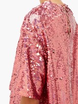 Thumbnail for your product : Raey Long-line Sequinned Top - Pink