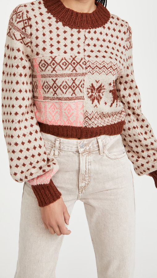 Free People Snow Globe Pullover Sweater - ShopStyle