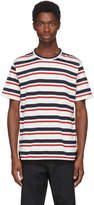 Thumbnail for your product : Junya Watanabe Off-White Cotton Pique Striped T-Shirt