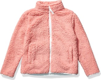 Amazon Essentials Little Girls' Full-Zip High-Pile Polar Fleece Jacket