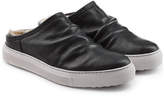 Thumbnail for your product : Fiorentini+Baker Bop Slip-On Leather Sneakers with Fur Insole