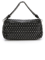 Thumbnail for your product : Prada What Goes Around Comes Around Studded Shoulder Bag