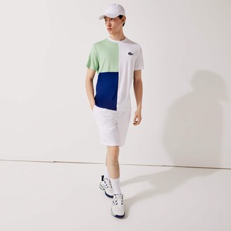 Lacoste Men's SPORT Tricolor Breathable Light Piqué T-Shirt - ShopStyle