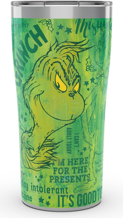 Hot,　Dr.　Triple　(Pack　Christmas　Stainless　Insulated　Walled　Tervis　Cold　Cup　Keeps　Legacy,　Holiday　20oz　Travel　Count　Seuss　1)　Green　Grinch　Drinks　of　Tumbler　Steel,　ShopStyle