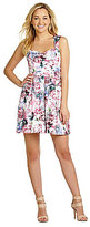 Thumbnail for your product : GUESS Floral Fit-and-Flare Dress