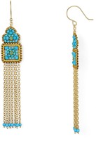 Thumbnail for your product : Miguel Ases Fringe Chandelier Earrings