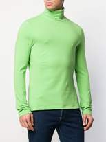 Thumbnail for your product : Calvin Klein logo embroidered turtleneck sweater