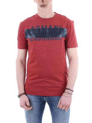 Armani Exchange Red T Shirts For Men | Shop the world's largest collection  of fashion | ShopStyle UK
