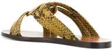 Thumbnail for your product : Chloé snake print Rony sandals