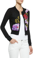 Thumbnail for your product : Nanette Lepore True Love Patterned Zip Cardigan