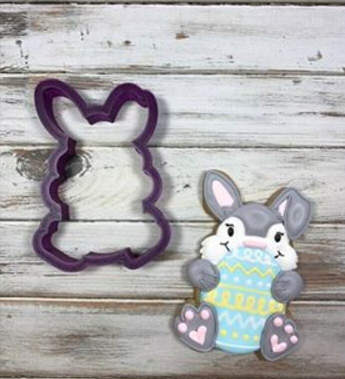 Monique's Easter Bunny Cookie Cutter Or Fondant & Clay