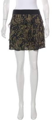 Nili Lotan Silk Mini Skirt