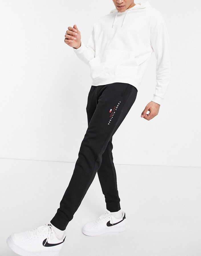 Tommy Hilfiger Mens Basic Embroidered Sweatpants Sports Jumper 