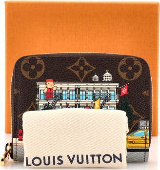 Louis Vuitton Zippy Coin Purse Limited Edition Vivienne Xmas Monogram Canvas Brown