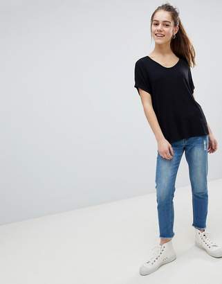 ASOS Petite DESIGN Petite t-shirt with drapey batwing sleeve 2 pack SAVE