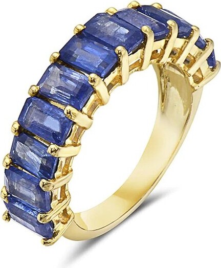 Forever Creations USA Inc. Forever Creations 14K 5.07 Ct. Tw. Sapphire Half-Eternity Ring