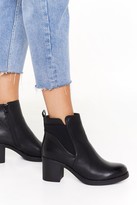 Thumbnail for your product : Nasty Gal Womens Can You Heel It Faux Leather Boots - Black - 3