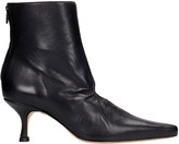 Thumbnail for your product : Kalda Luna High Heels Ankle Boots In Black Leather