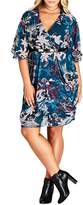 Thumbnail for your product : City Chic Envelop Me Chiffon Dress