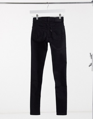 Levi's 710 Innovation super skinny galaxy jeans in black - ShopStyle