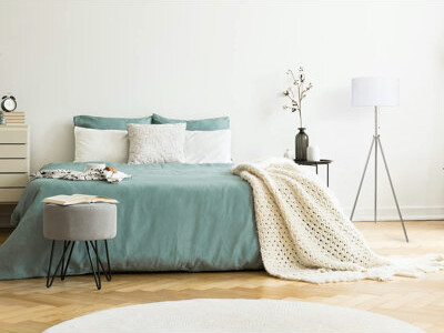 Ebern Designs Vaune 59" Tripod Floor Lamp, Adjustable in Height, 100% Metal Body with Linen Drum Shade, E26 Socket, Bedside Lamp, Standing Light for Living Room, B