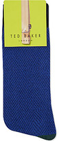 Thumbnail for your product : Ted Baker Herringbone organic cotton socks