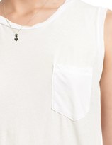 Thumbnail for your product : James Perse Open Sky Jersey Shell Tank