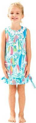 Lilly Pulitzer Girls Little Lilly Classic Shift Dress - Sunglow